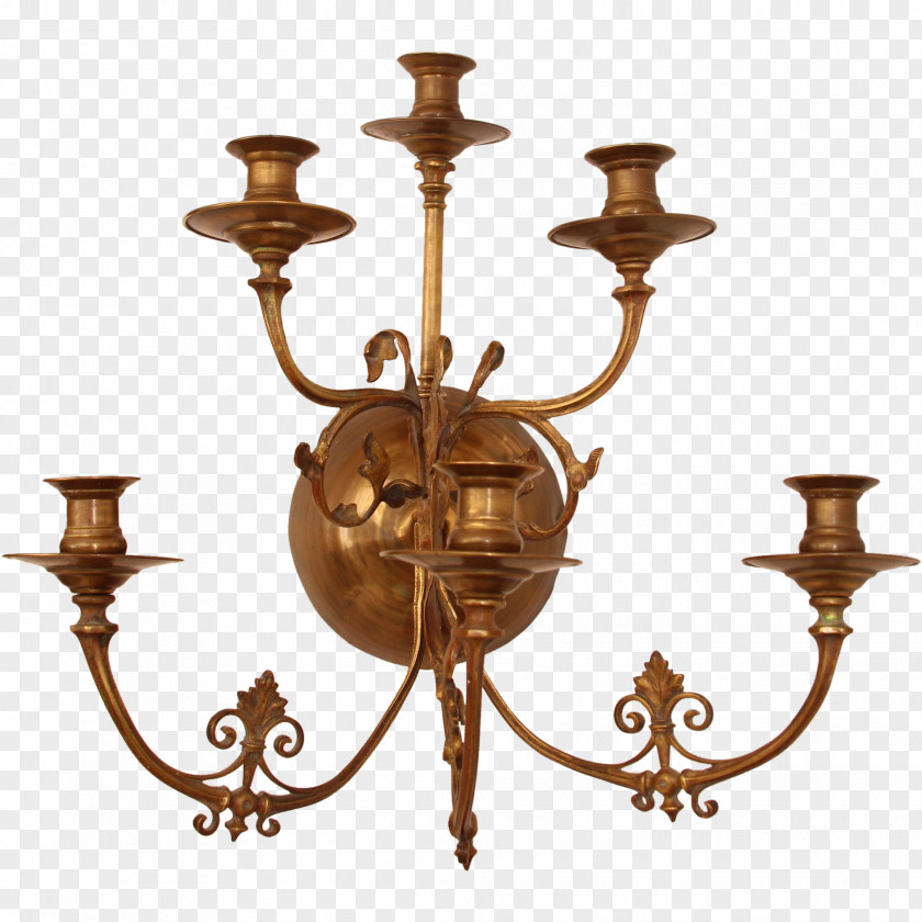 Sconce Light Fixture Rococo Baroque Candelabra PNG