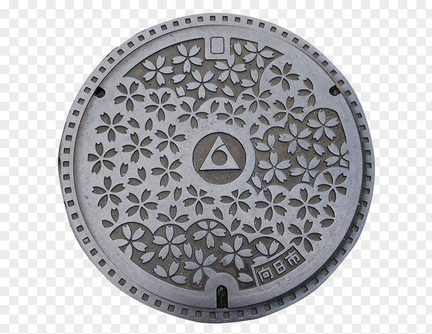 Circle Manhole Cover Pattern PNG