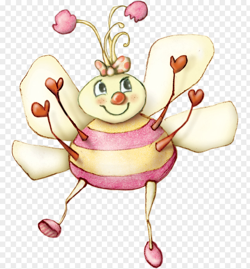 Hand-painted Bee Greeting Hoi Suzuki Animation Insect PNG