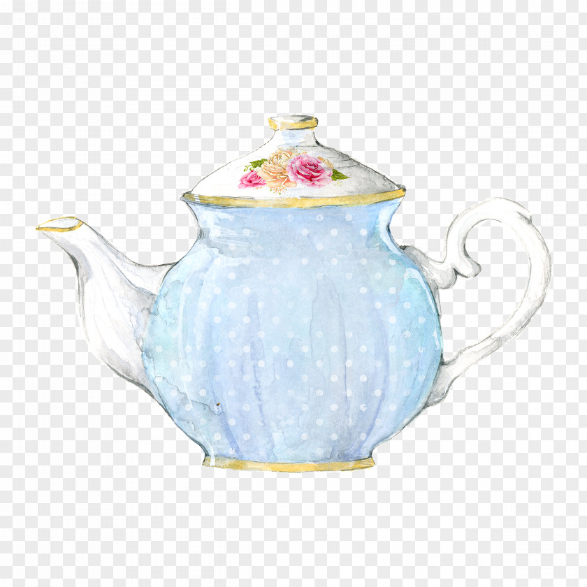 Rose Tea Teapot Teacup Jug PNG