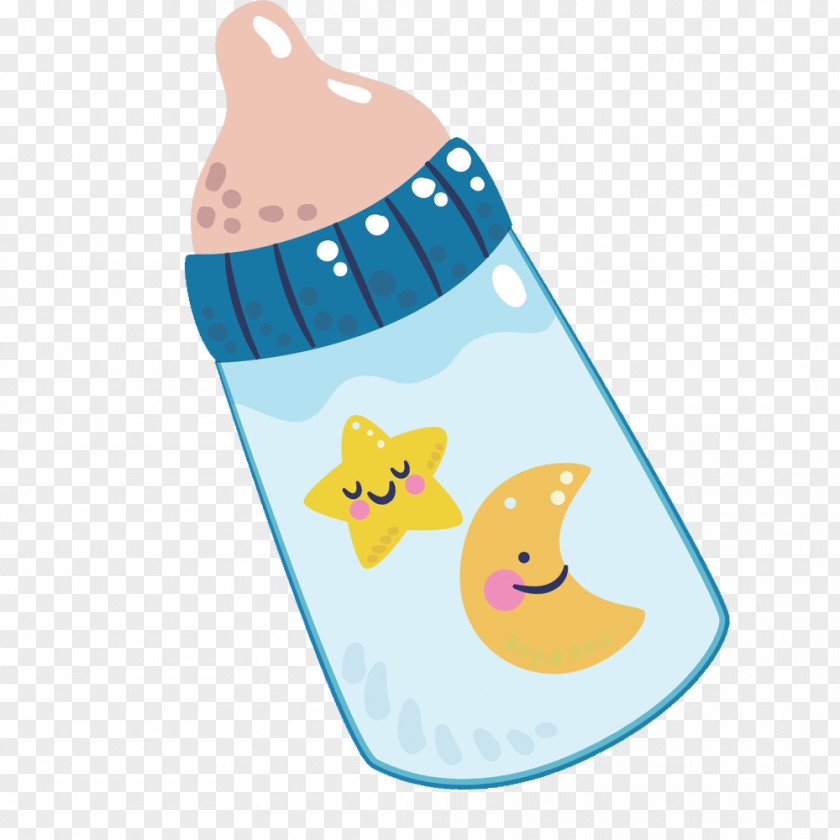 Baby Bottle Vector Material Milk Infant PNG