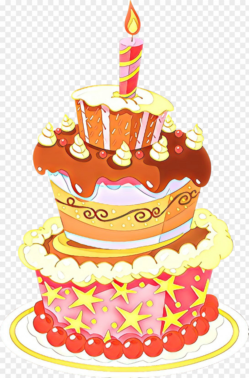 Birthday Baked Goods Candle PNG