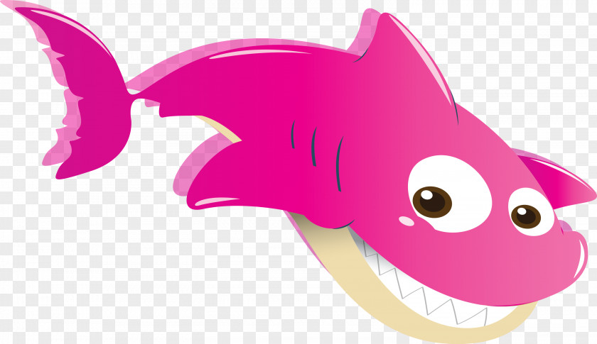 Pink Cartoon Fish Mouth PNG