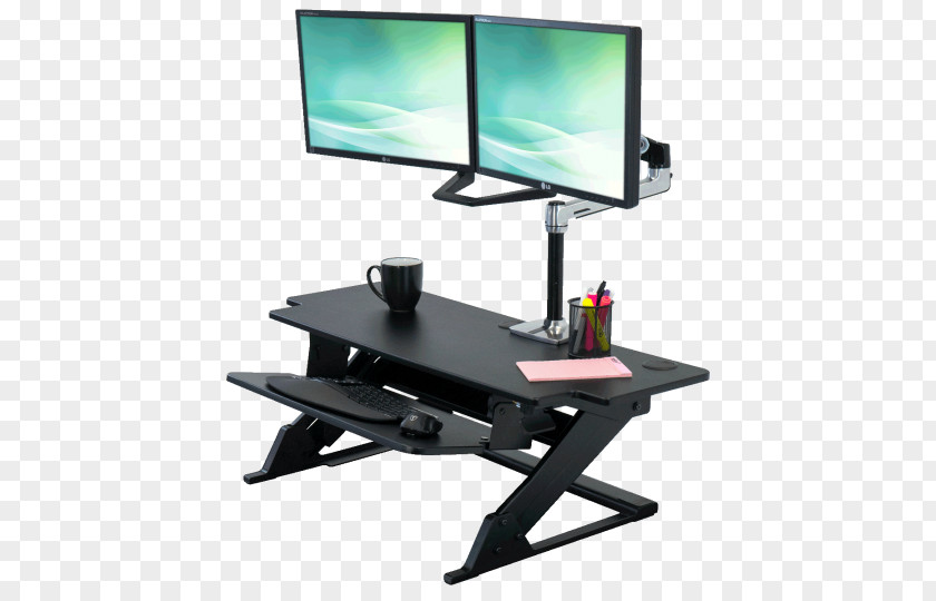Table Standing Desk Computer Sit-stand PNG