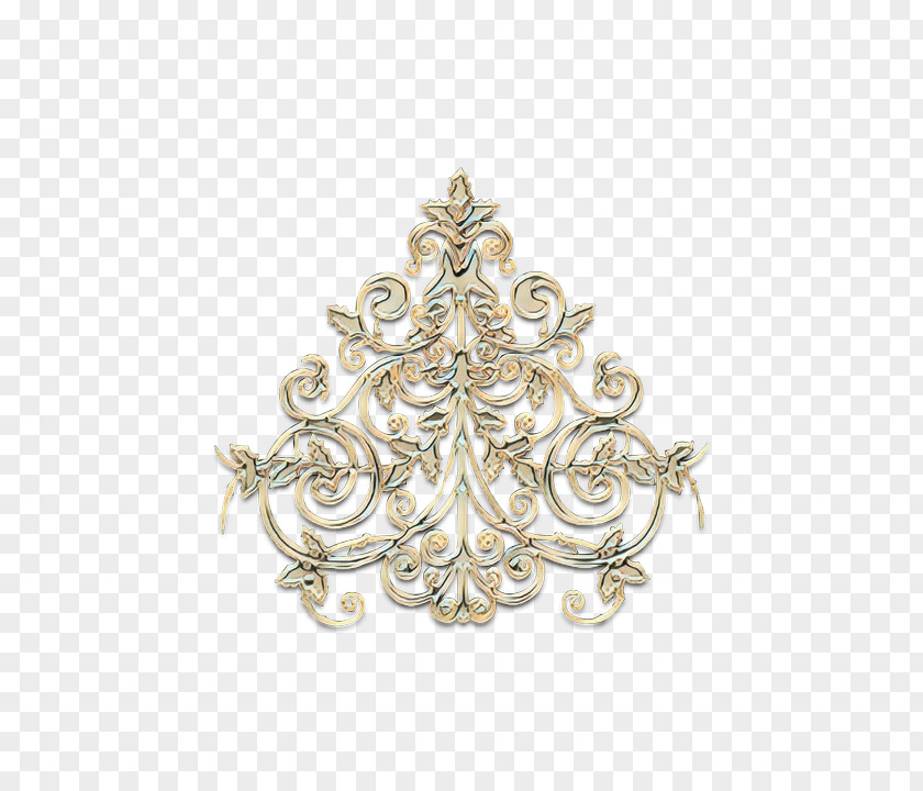 Christmas Ornament Jewellery Gold PNG