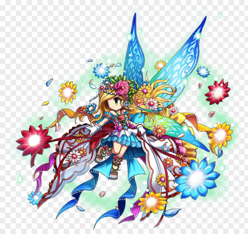 European Mirror Sibyl Brave Frontier Fairy Flower PNG