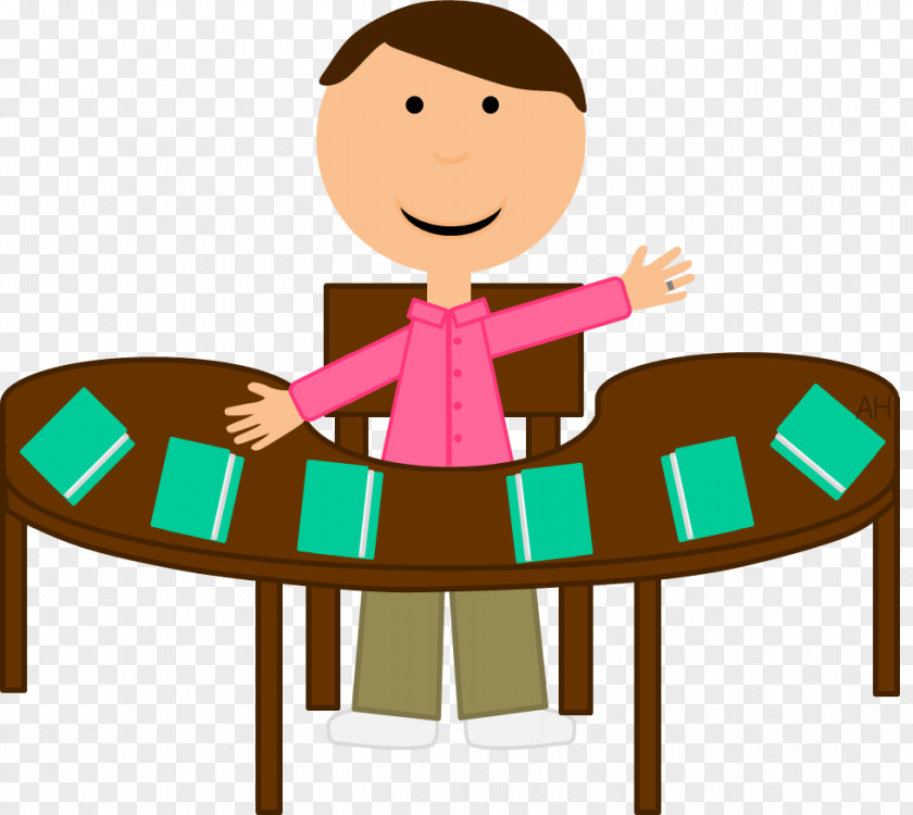 Teacher Table Cliparts Student Reading Clip Art PNG