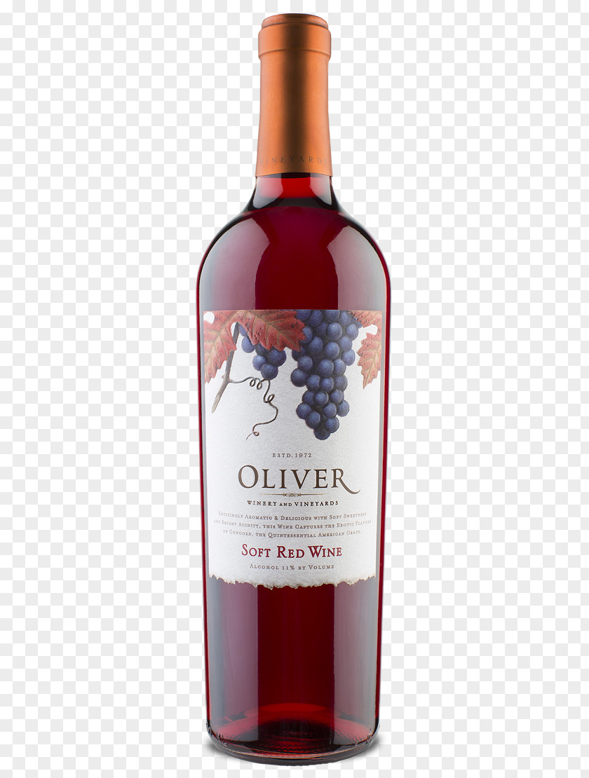 Wine Oliver Winery Red Dessert Rosé PNG