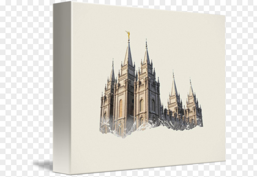 Double Exposure Gothic Architecture Temple Square Stock Photography Cathedral PNG