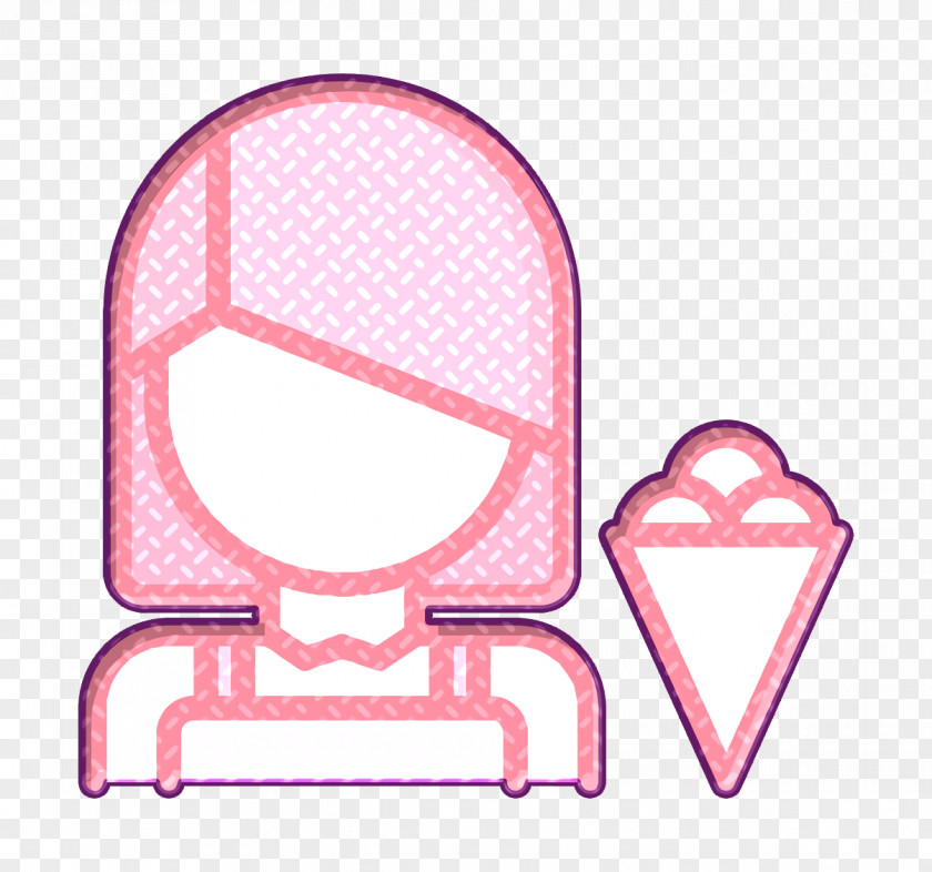 Ice Cream Icon Seller PNG