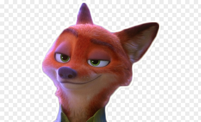Nick Wilde Red Fox Try Everything Snout Fan Whiskers PNG