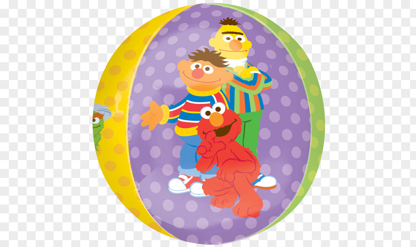 Sesame Street Elmo Big Bird Balloon Birthday PNG