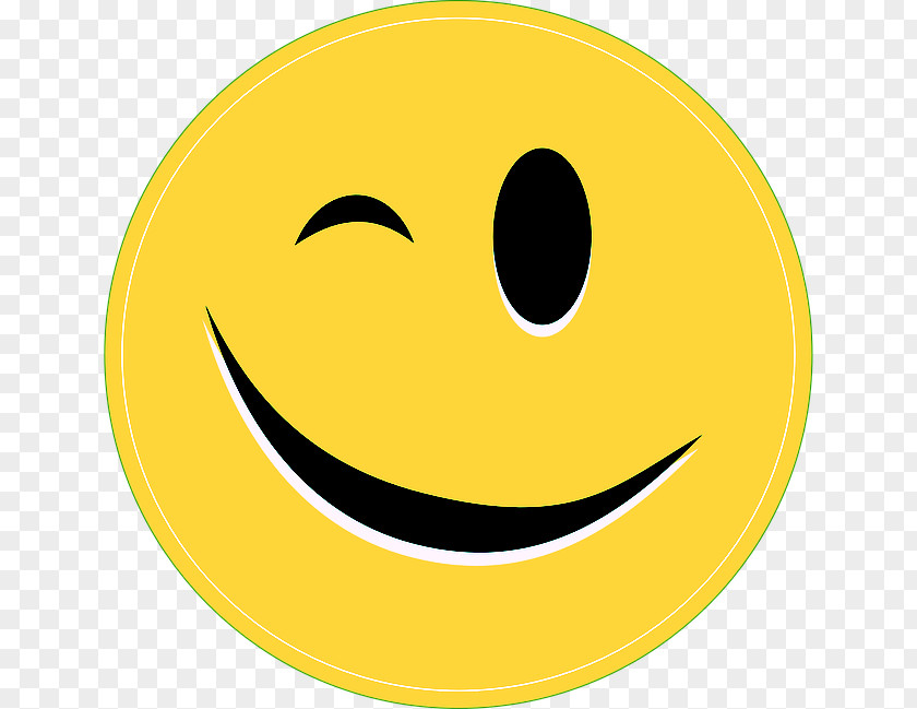 Smiley Wink Emoticon Clip Art PNG