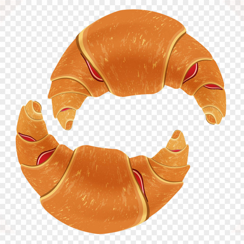 Bread Croissant Small Illustration PNG