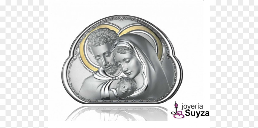 Sagrada Familia Holy Family Gift Silver Saint PNG