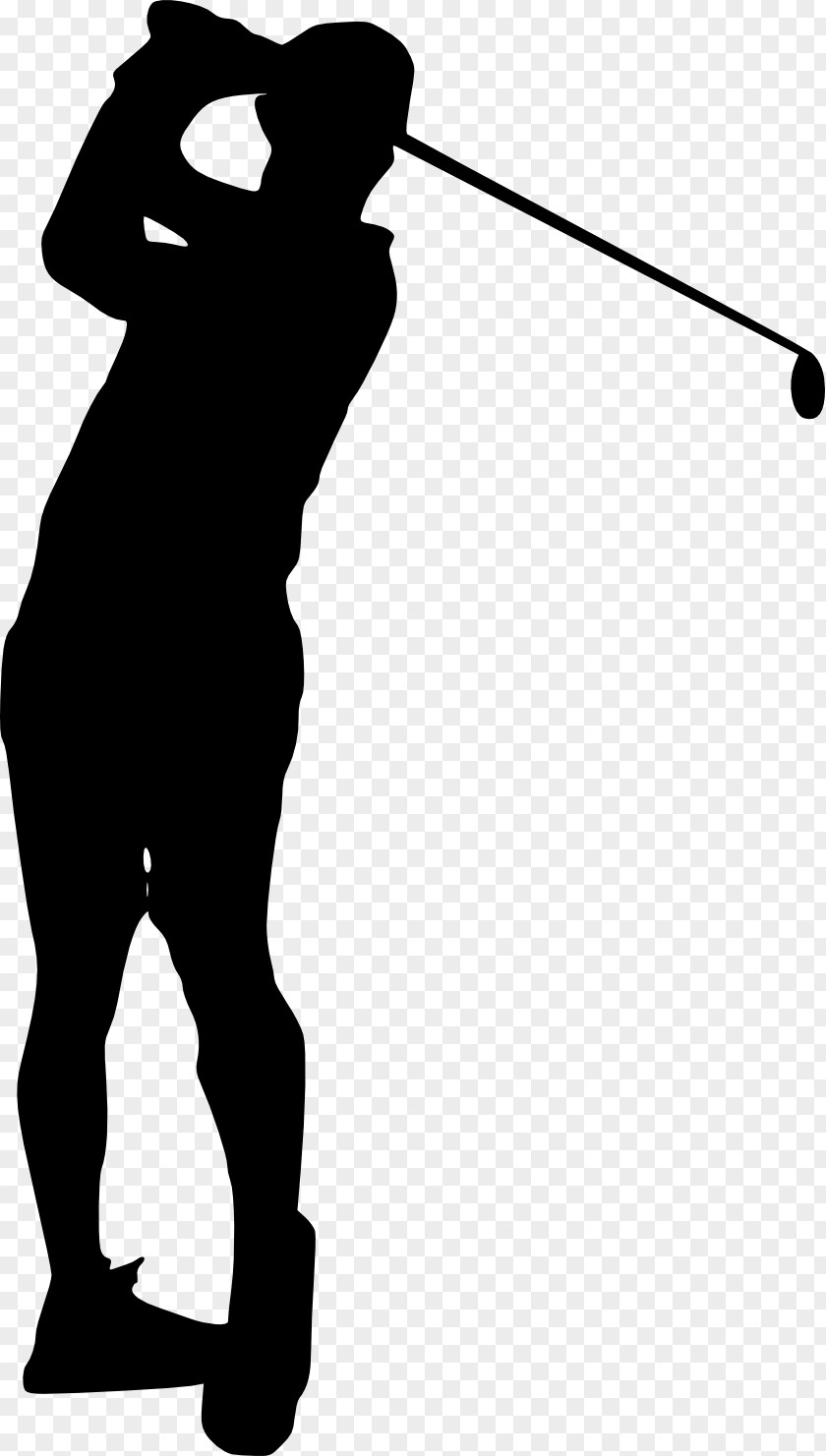 Silhouette Golf Balls Sport Golfer PNG