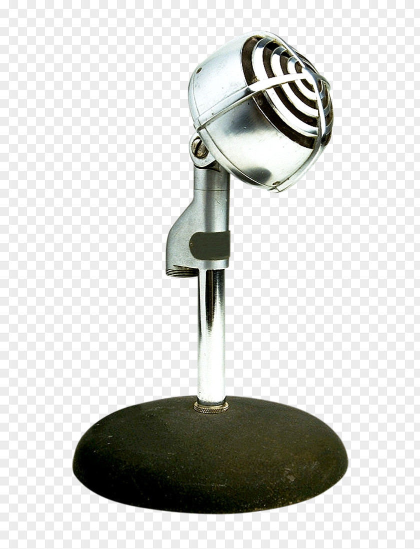 Vintage Microphone Stand PNG