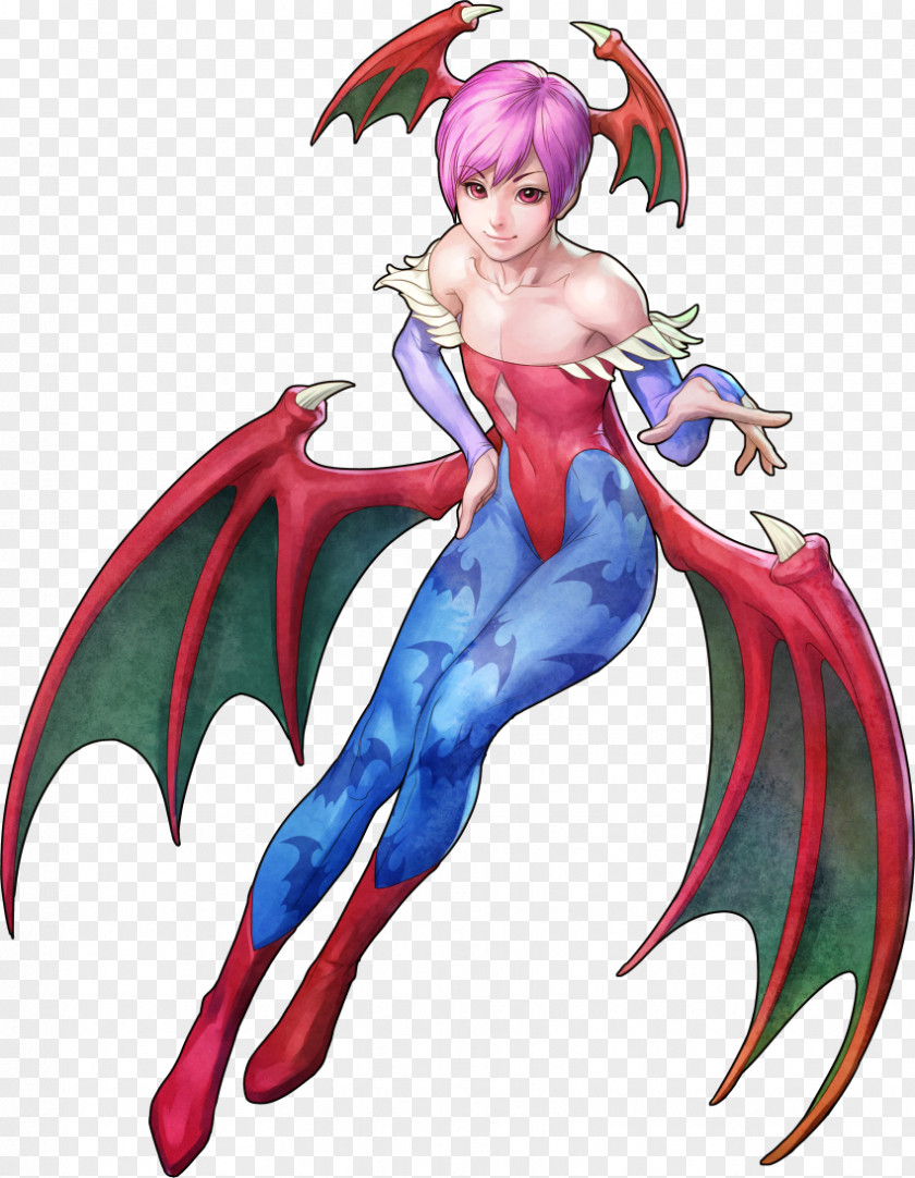 Darkstalkers 3 Resurrection Morrigan Aensland Cross Edge Lilith PNG Aensland, Vampire clipart PNG