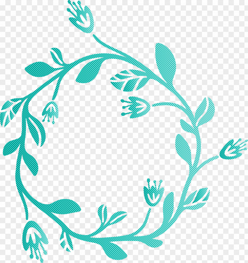 Flower Frame Floral Sping PNG