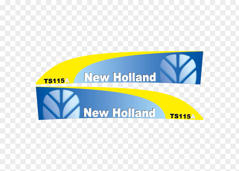 New Holland Agriculture Decal Sticker Tractor Skid-steer Loader PNG