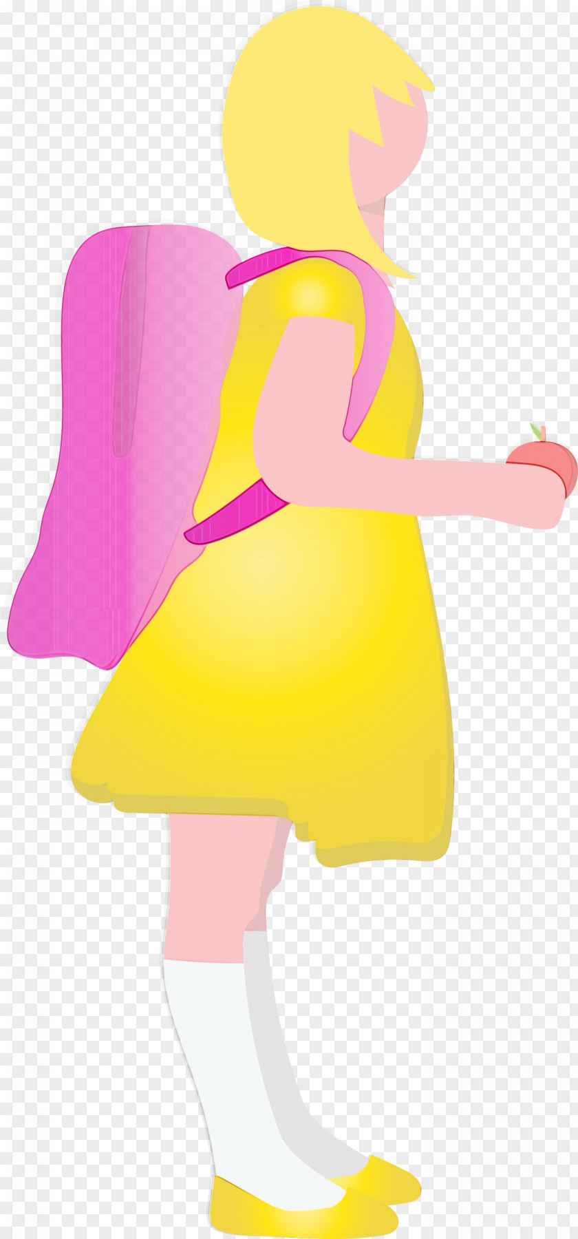 Pink Cartoon Yellow Joint Costume PNG