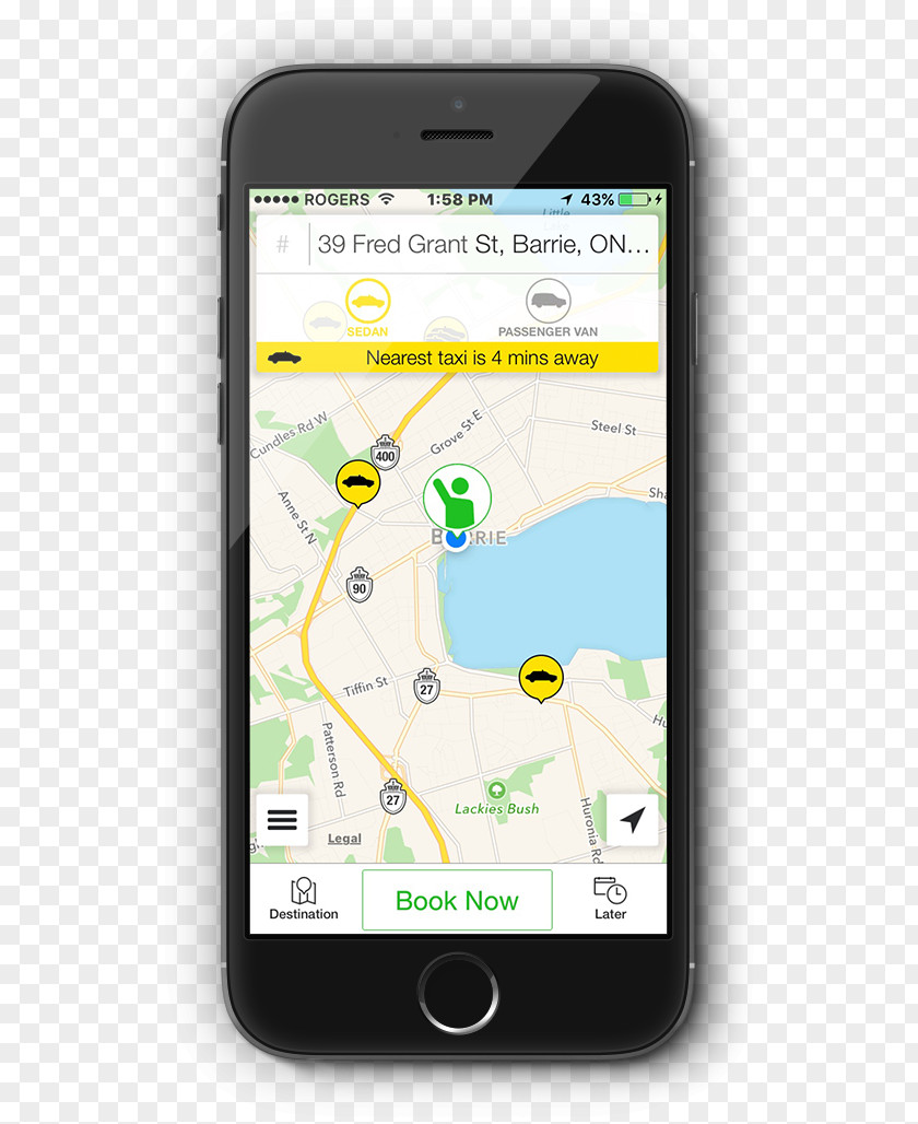 Taxi App Smartphone Mini E BMW 5 Series PNG