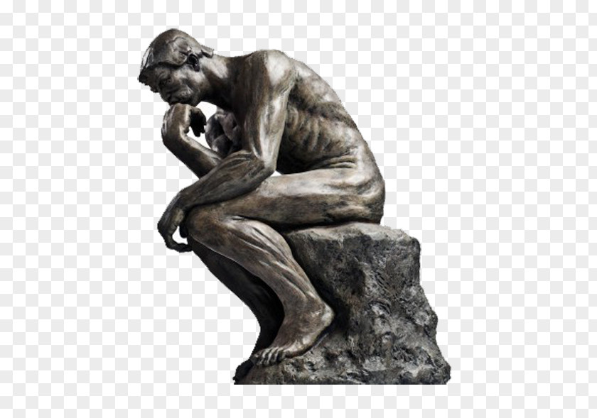 The Thinker Statue Thought Sculpture PNG