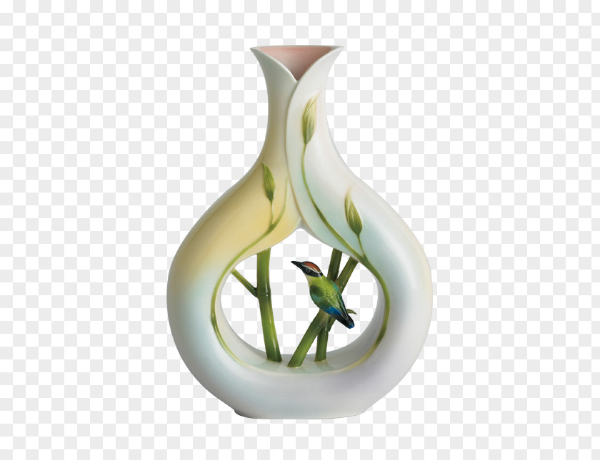 Vase Franz-porcelains Bird PNG