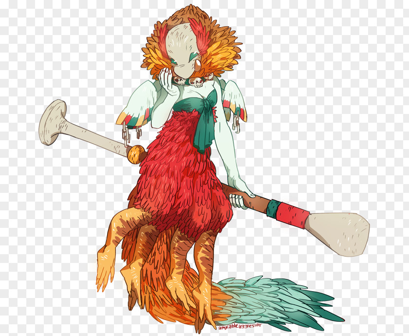 Baba Yaga Costume Design Animal Legendary Creature PNG