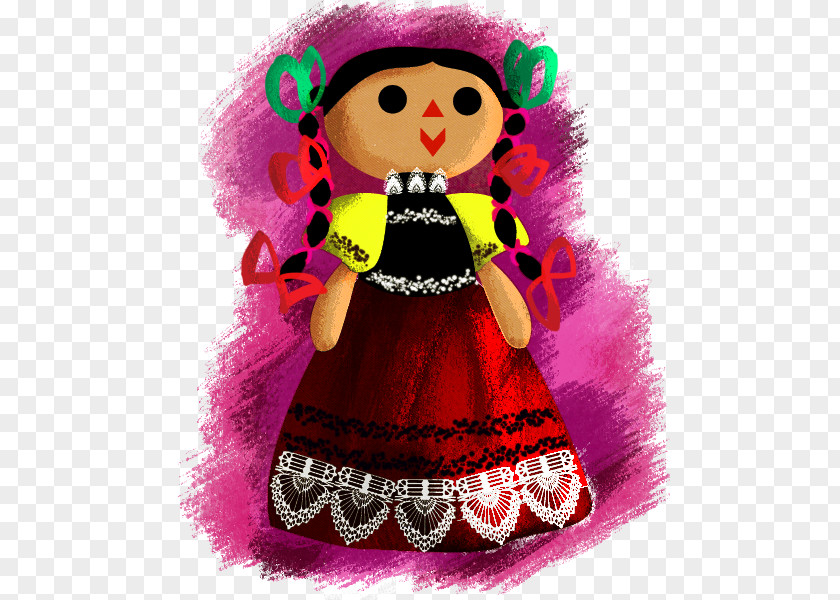 Doll Mexico City Rag Handicraft Tradition PNG