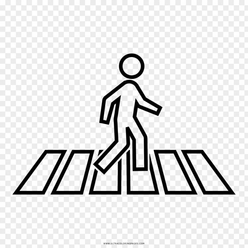 Patron Drawing Coloring Book Pedestrian Crossing PNG