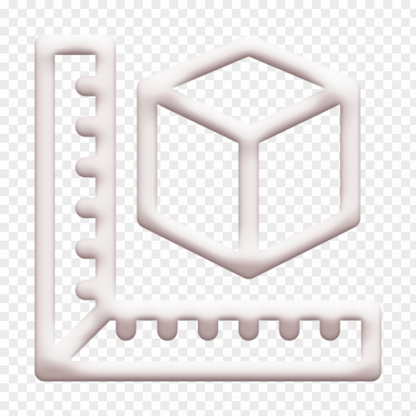 Ruler Icon 3D Printing PNG