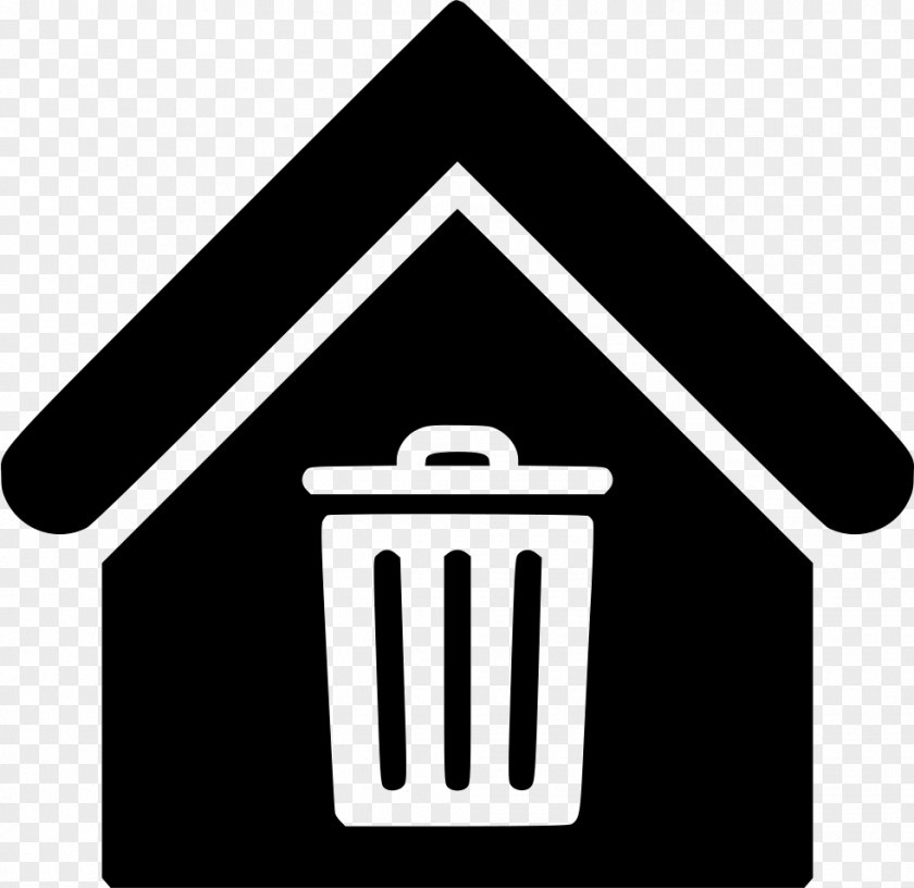 Trash Can House Home Symbol PNG