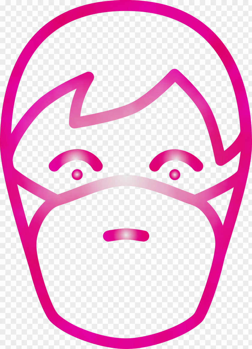 Face Head Pink Nose Cheek PNG