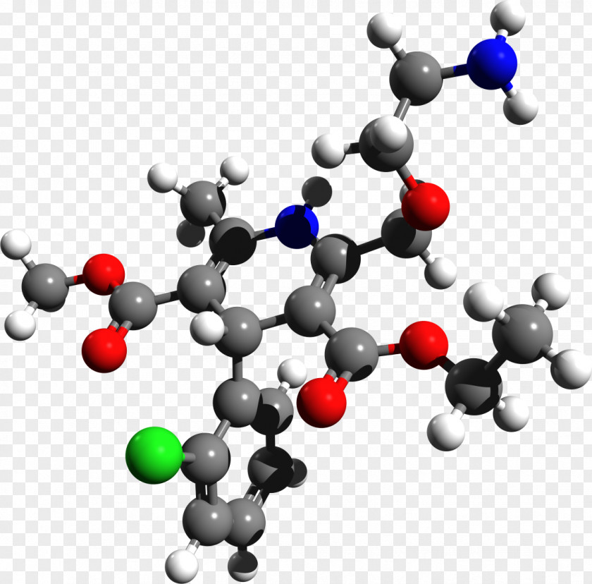 3d Amlodipine Calcium Channel Blocker Disease Dihydropyridine Pharmaceutical Drug PNG