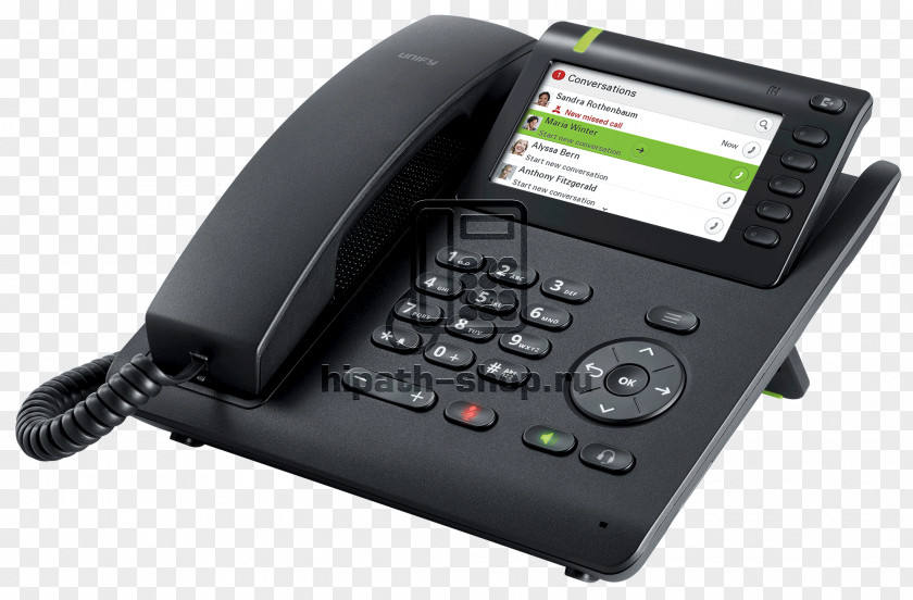 Business Unify Software And Solutions GmbH & Co. KG. Telephone System OpenStage VoIP Phone PNG