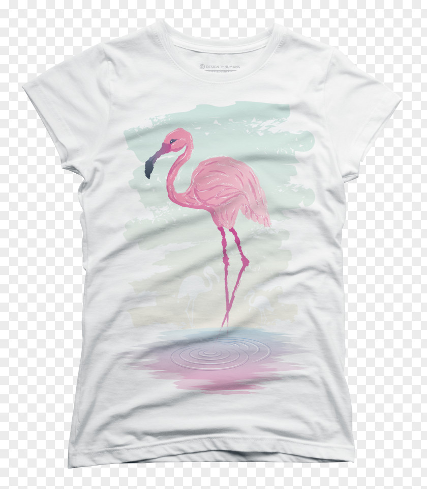 Flamingo Deductible Element T-shirt Top Sleeveless Shirt Sweater Vest PNG