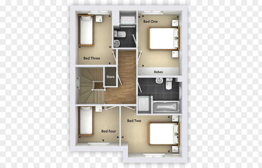 House Floor Plan Open Single-family Detached Home Bedroom PNG