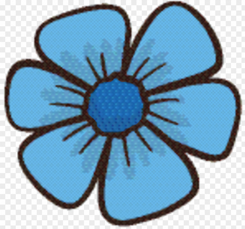 Plant Blue Flowers Background PNG