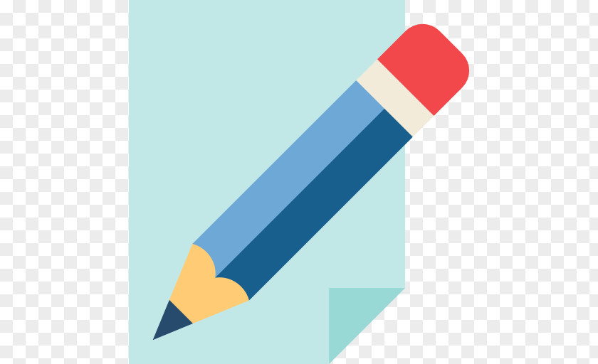 A Pencil Paper Document Icon PNG