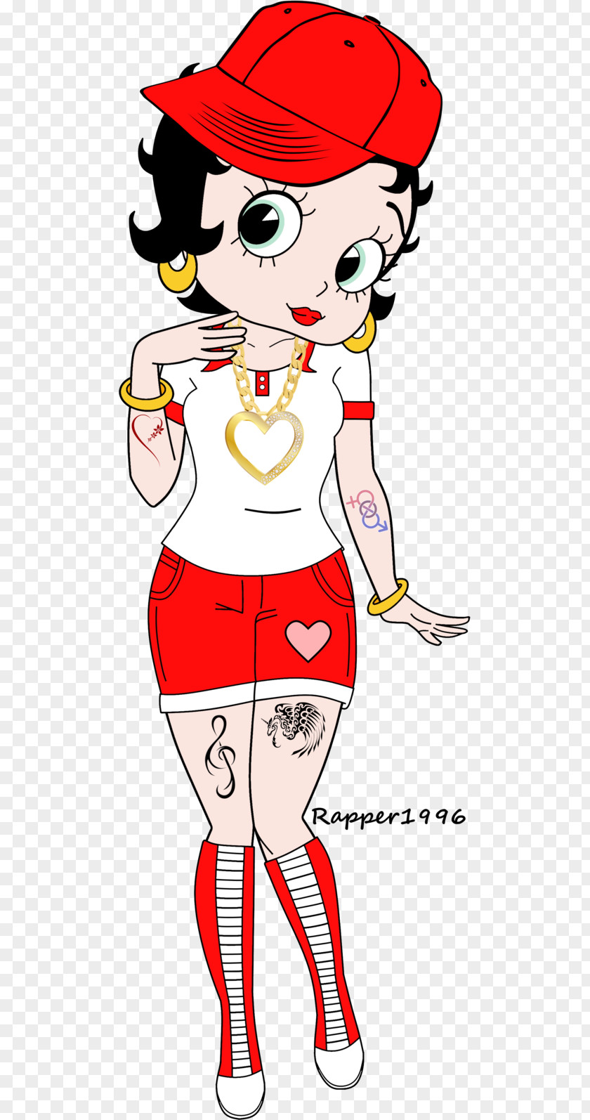 Betty Boop Drawing Gangsta Rap PNG