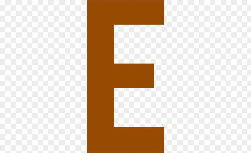 Fire Letter E Alphabet Color Brown Clip Art PNG