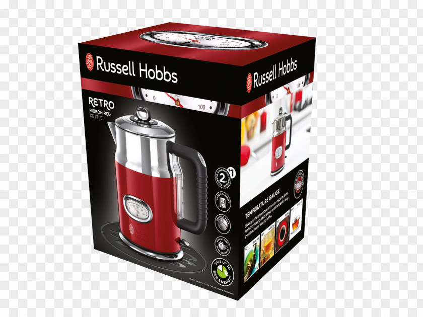 Kettle Electric Russell Hobbs Toaster Electricity PNG