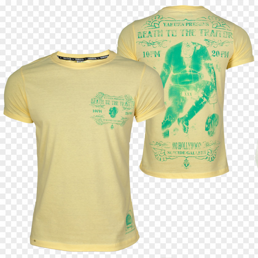 T-shirt Sleeve Green Font PNG