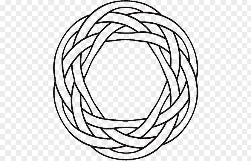 Celtic Knot Geometry Symbol Cross Art PNG