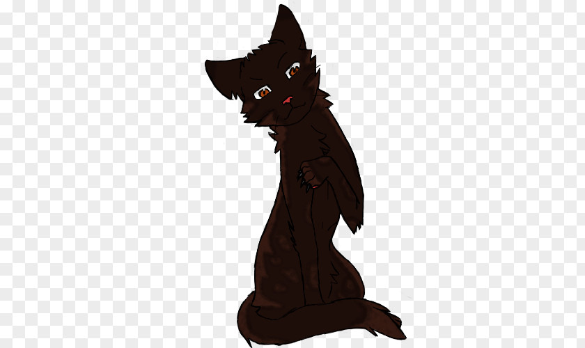Kitten Black Cat Whiskers Character PNG