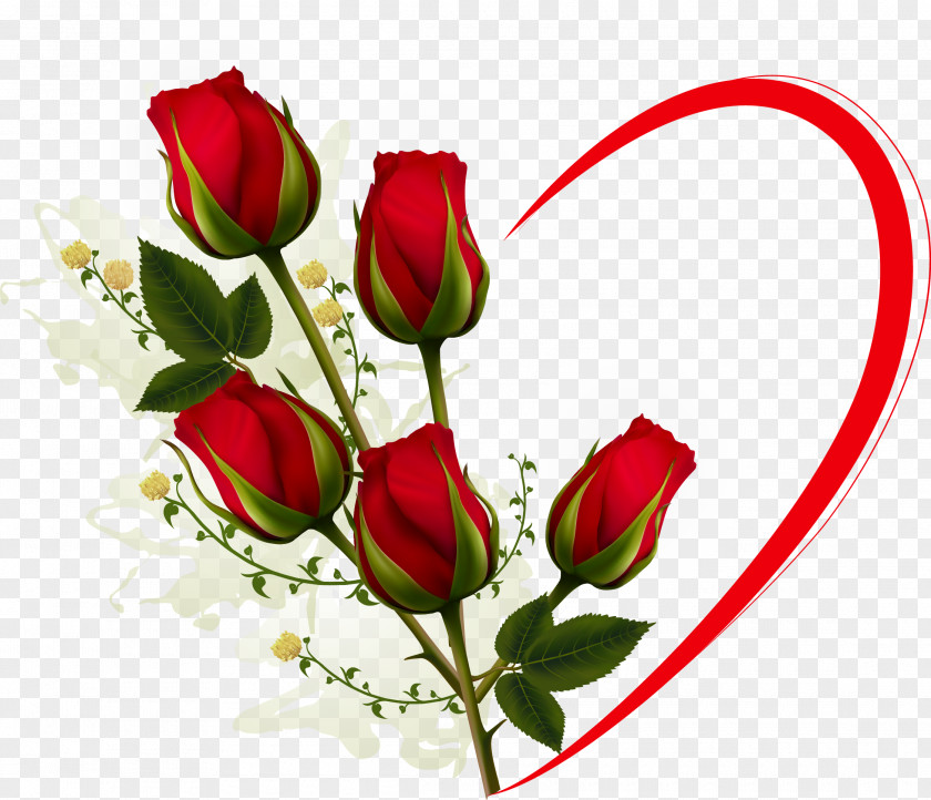 Rose Love Valentines Day Clip Art PNG