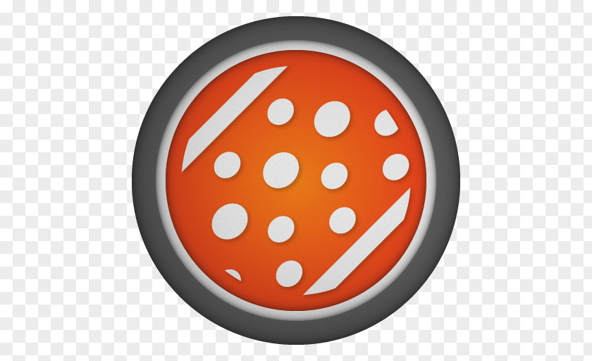 Serato Orange Circle Pattern PNG