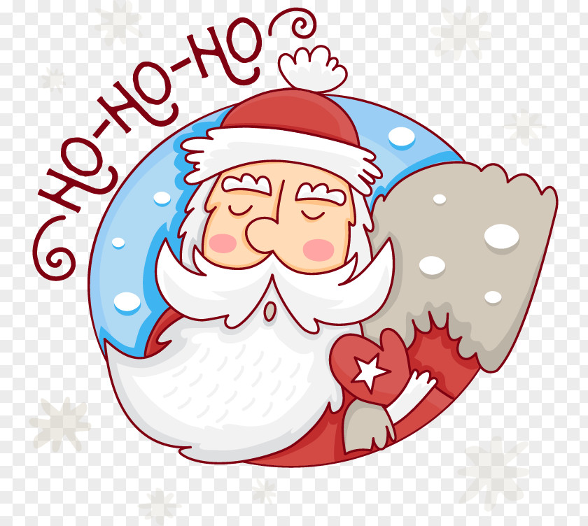 Cartoon Santa Claus Drawing Christmas Illustration PNG