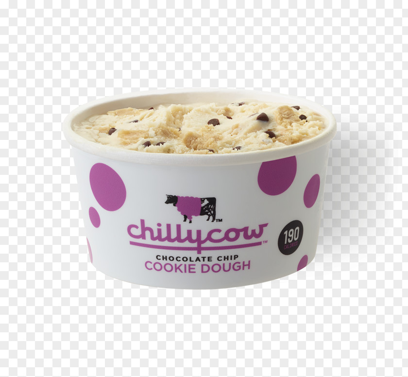 Cookie Dough Ice Cream Chilly Cow Cattle Milk PNG